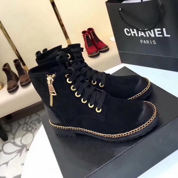 Chanel Martens Shoes CH2245 Black