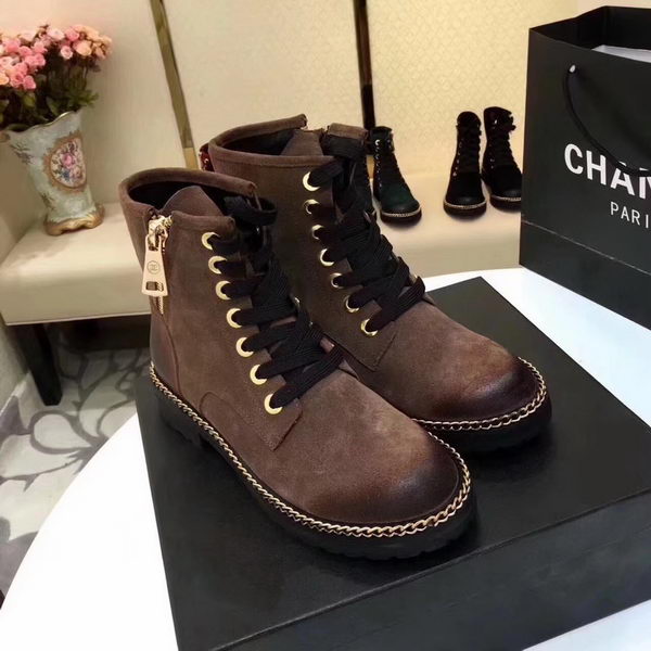 Chanel Martens Shoes CH2245 Brown