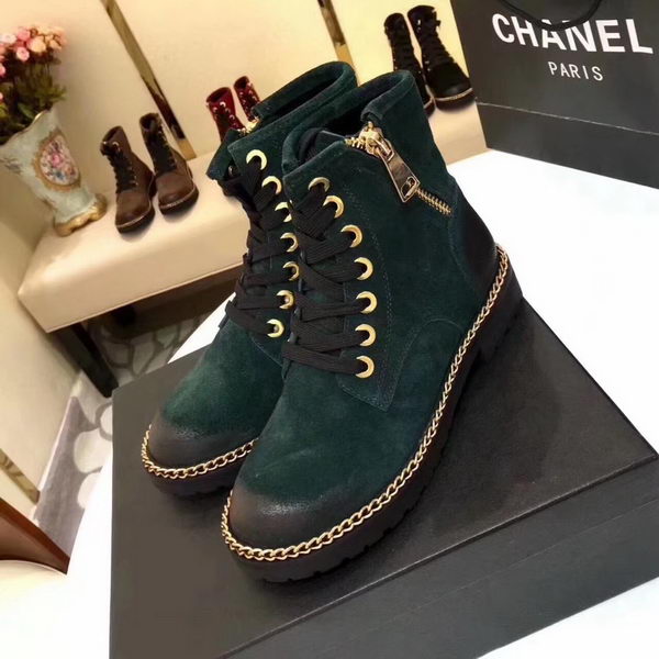 Chanel Martens Shoes CH2245 Green
