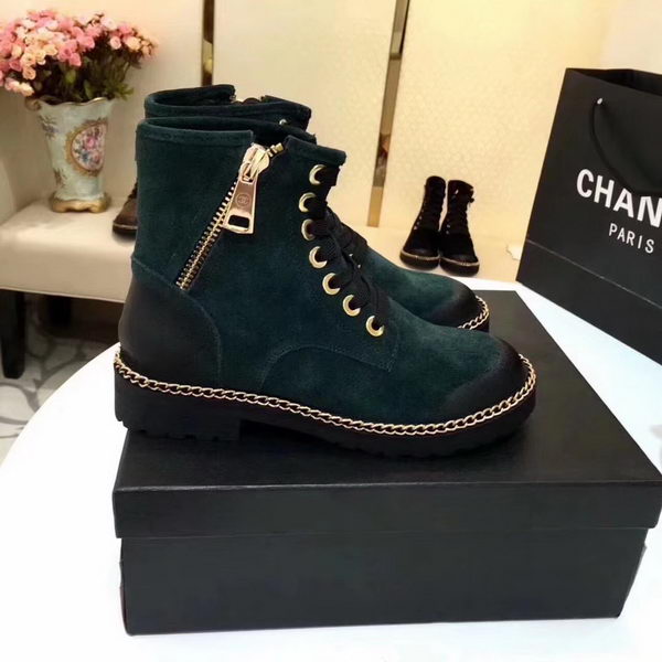 Chanel Martens Shoes CH2245 Green