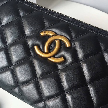 Chanel Shoulder Bag Original Sheepskin Leather A66270 Black