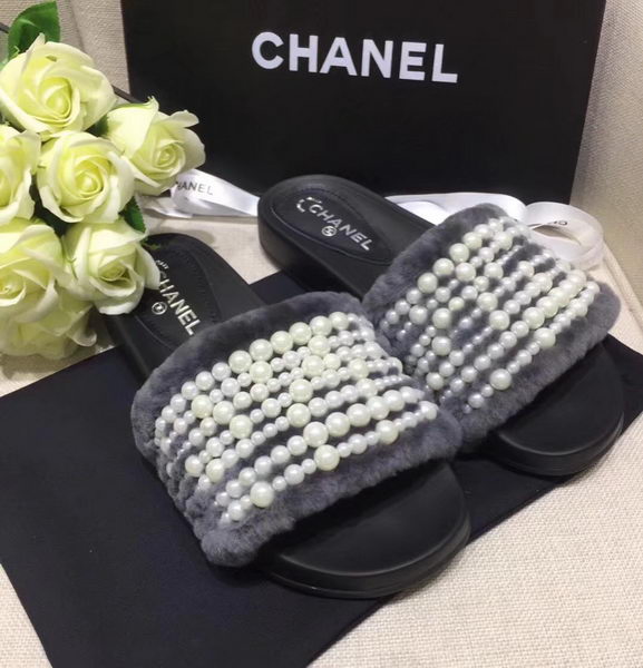 Chanel Slippers CH2239 Grey