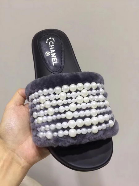 Chanel Slippers CH2239 Grey