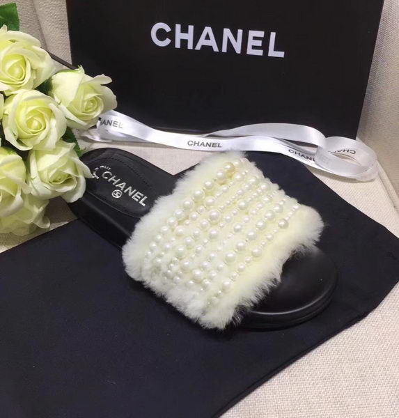 Chanel Slippers CH2239 White