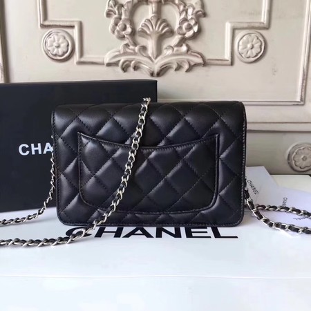 Chanel mini Flap Bag Sheepskin Leather A33814 Gold