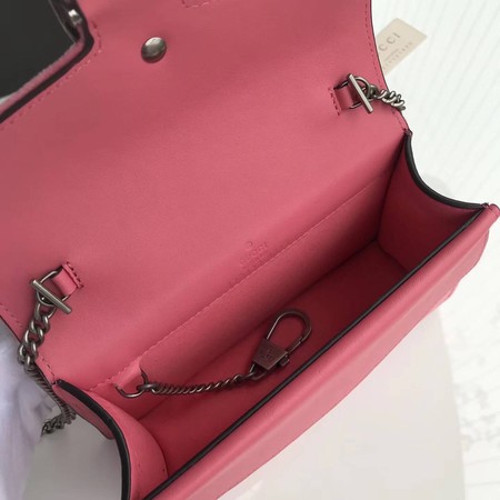 Gucci Dionysus Velvet Super mini Bag 476432 Pink