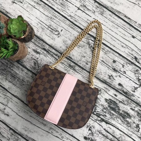 Louis Vuitton Damier Ebene Canvas WIGHT N64419 Pink