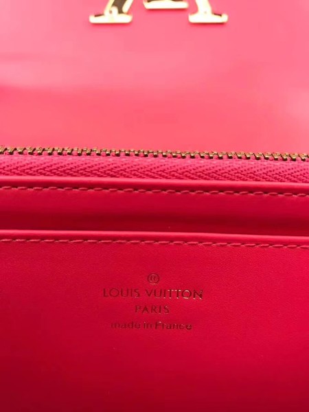 Louis Vuitton Patent Calf Leather LOUISE WALLET M64550 Pink