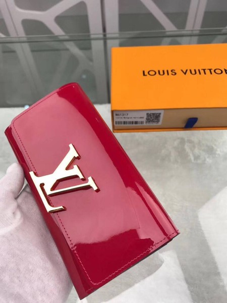 Louis Vuitton Patent Calf Leather LOUISE WALLET M64550 Rose