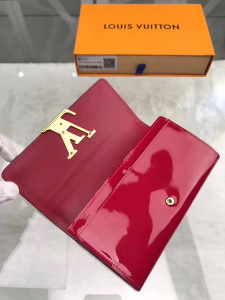 Louis Vuitton Patent Calf Leather LOUISE WALLET M64550 Rose