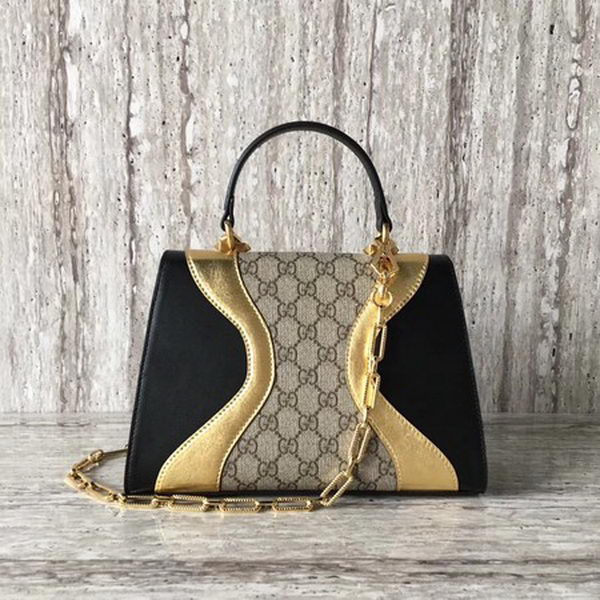 Gucci Osiride small GG Top Handle Bag 497996 Gold