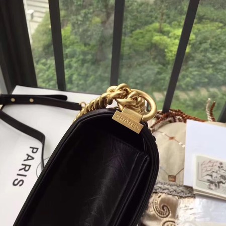 Boy Chanel Flap Bag Original Leather B67086 Black