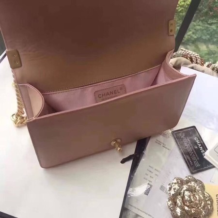 Boy Chanel Flap Bag Original Leather B67086 Pink