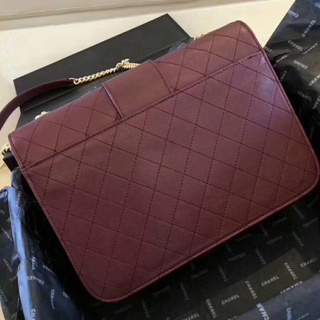 Chanel Classic Flap Bag Original Sheepskin Leather A33657 Wine