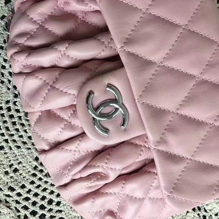 Chanel Classic Flap Bag Sheepskin Leather A33658 Pink