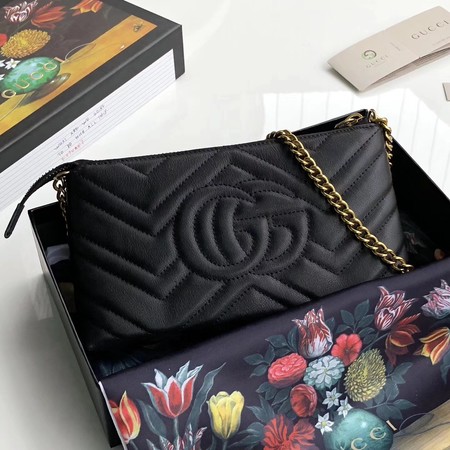 Gucci GG Marmont mini Chain Bag 443447 Black