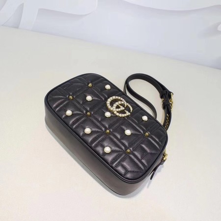 Gucci GG Marmont Small Shoulder Bag 447632 Black