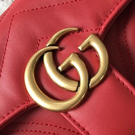 Gucci GG Marmont matelasse Mini Bag 446744 Red