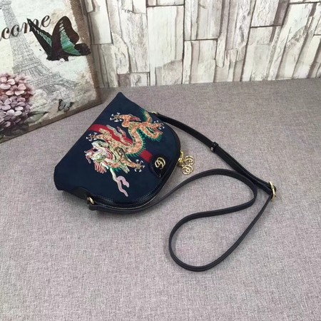 Gucci Ophidia Small Shoulder Bag 499621 Blue