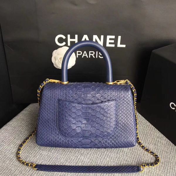 Chanel Original Python Leather Tote Bag 8119B