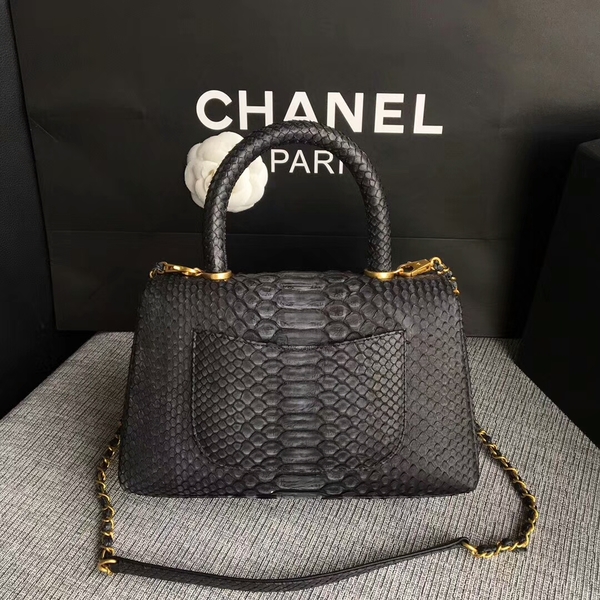 Chanel Original Python Leather Tote Bag 8119E