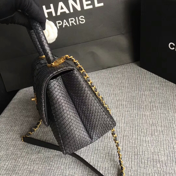 Chanel Original Python Leather Tote Bag 8119E