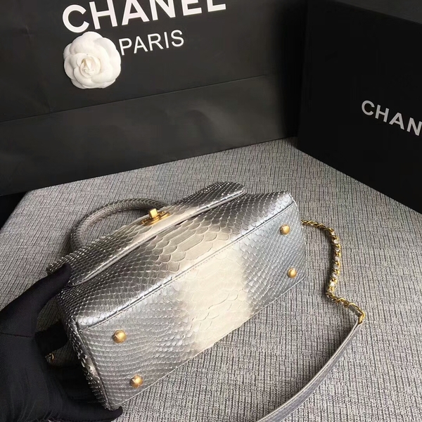 Chanel Original Python Leather Tote Bag 8119F