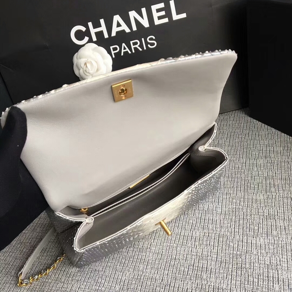 Chanel Original Python Leather Tote Bag 8119F