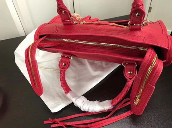 Balenciaga Giant City Gold Studs Handbag B084335 Red