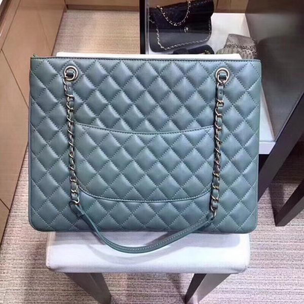 Chanel Shoulder Bag Original Sheepskin Leather CHAX23 SkyBlue