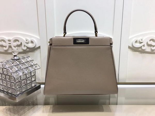 Fendi Peekaboo Small Bag Calfskin Leather FD26796 Apricot