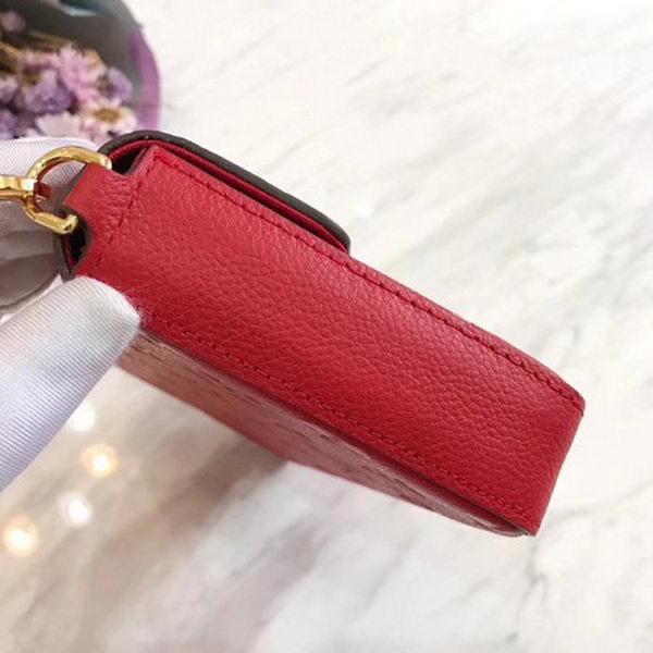 Louis Vuitton Monogram Empreinte POCHETTE FeLICIE M64064 Red