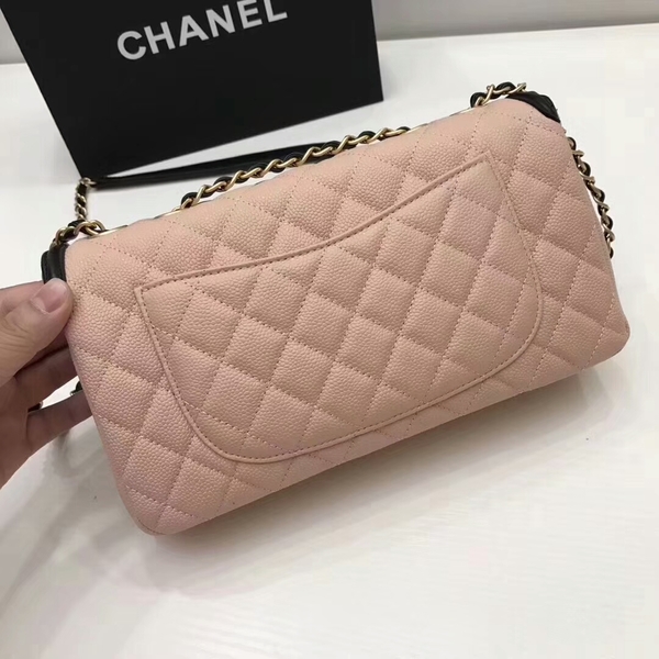 Chanel Original Cannage Pattern Shoulder Bag 66870 Pink