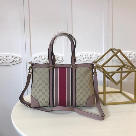 Gucci GG Supreme Canvas Tote Bag 353116 Pink