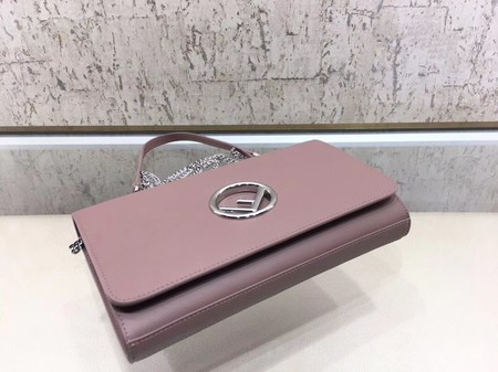 Fendi KAN I F Shoulder Bag Original Leather F3326 Pink