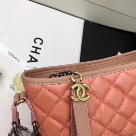 Chanel Lambskin Leather Shoulder Bag 93481 Pink