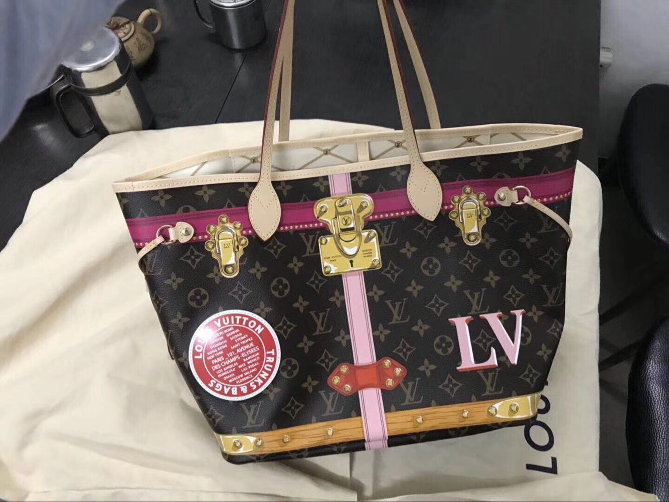 Louis vuitton monogram canvas original neverfull mm A40156