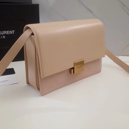 Yves Saint Laurent Original Calfskin Leather Shoulder Bag 482044 Apricot