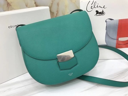 Celine Compact Trotteur Original Calfskin Leather 1269 Green