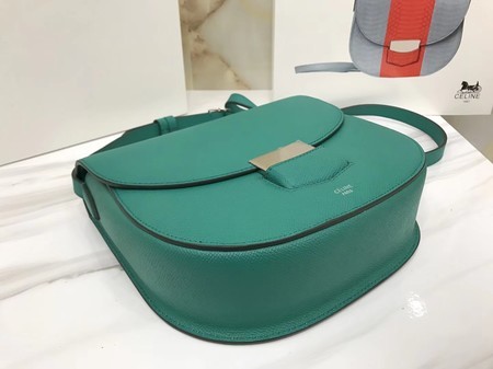 Celine Compact Trotteur Original Calfskin Leather 1269 Green