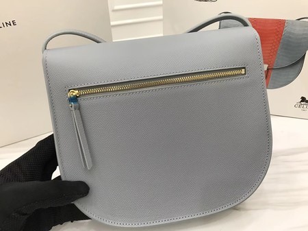 Celine Compact Trotteur Original Calfskin Leather 1269 Light Grey