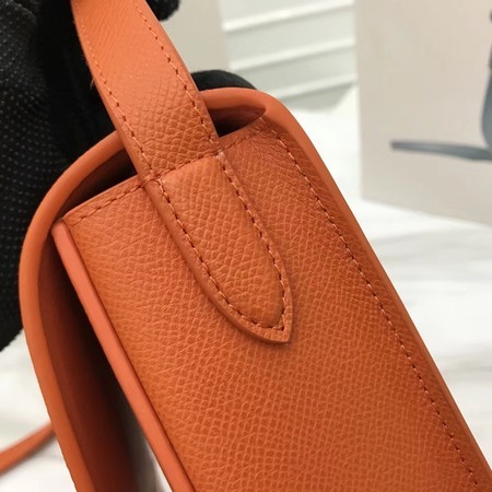 Celine Compact Trotteur Original Calfskin Leather 1269 Orange