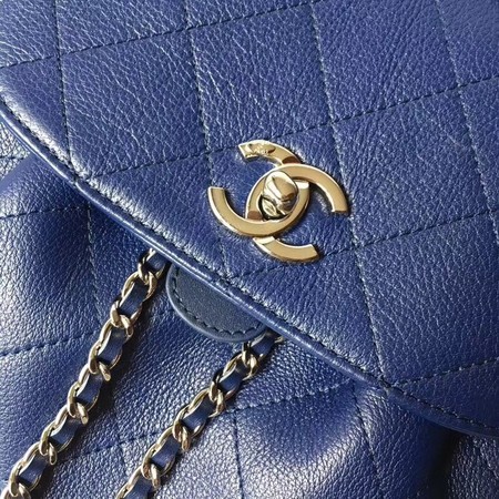 Chanel Backpack Original Cannage Patterns 5697 Blue