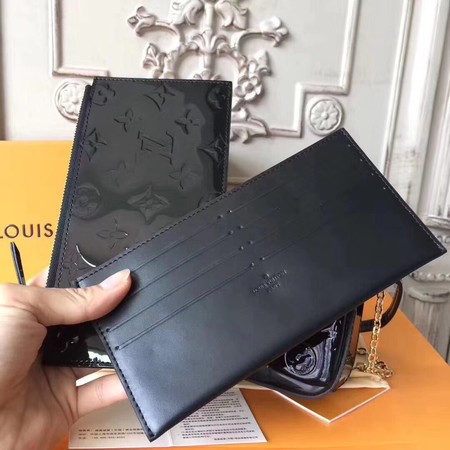 Louis Vuitton Original Monogram Vernis POCHETTE FELICIE 61276 black