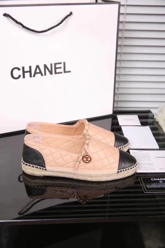 Chanel Casual Shoes CH2285TZ Apricot&Black