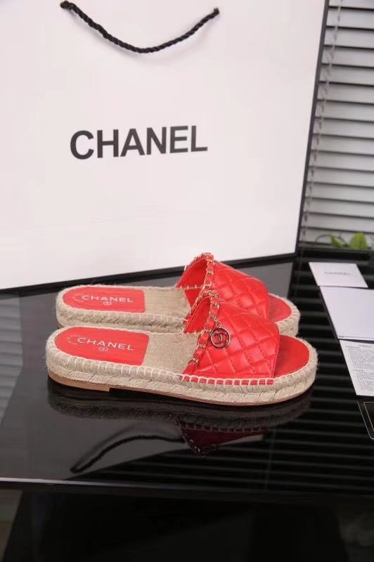 Chanel Slippers CH2283TZ red