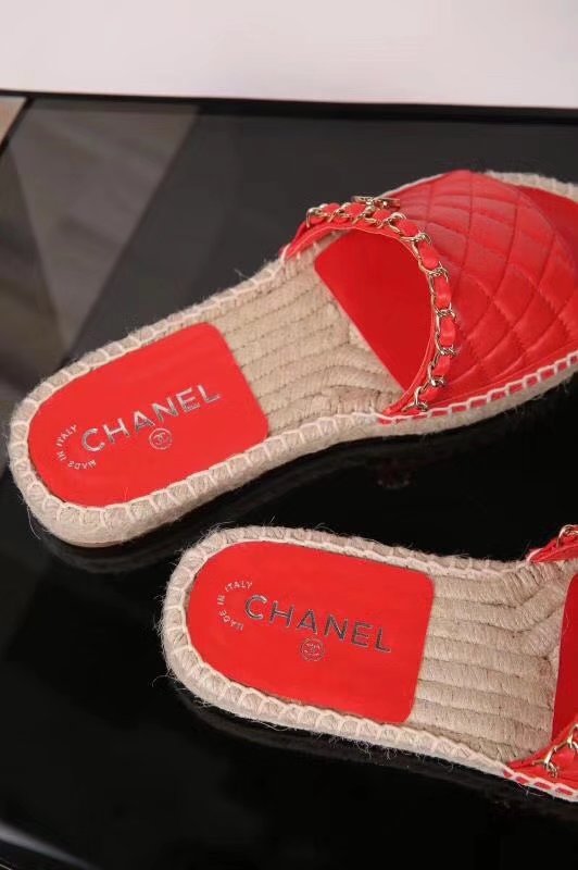 Chanel Slippers CH2283TZ red