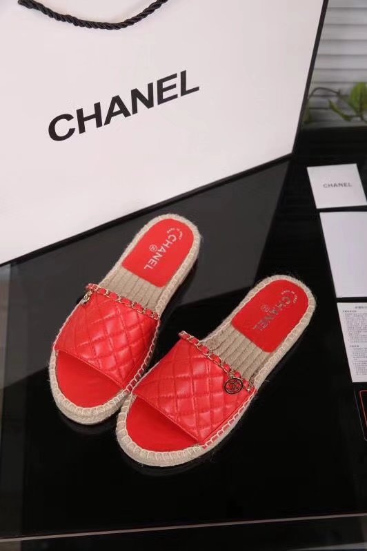 Chanel Slippers CH2283TZ red