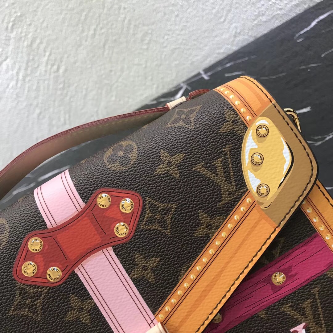 Louis Vuitton Original Monogram Canvas Pochette Metis Summer Trunk M43628