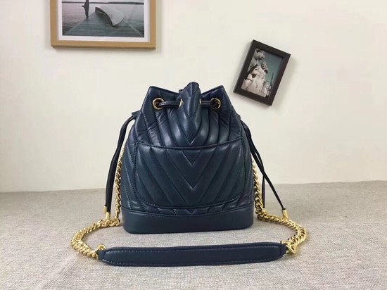 Chanel Sheepskin Leather Shoulder Bag 1125 blue